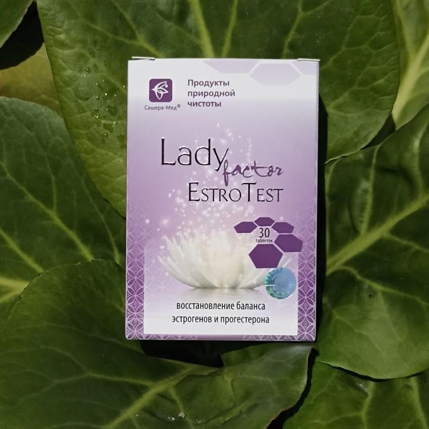 Концентрат «Lady Factor Estrotest» восстановление баланса эстрогенов и прогестерона, 30 таблеток
