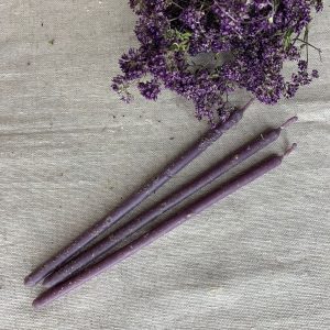 Свеча «На усиление обрядов» фиолетовая